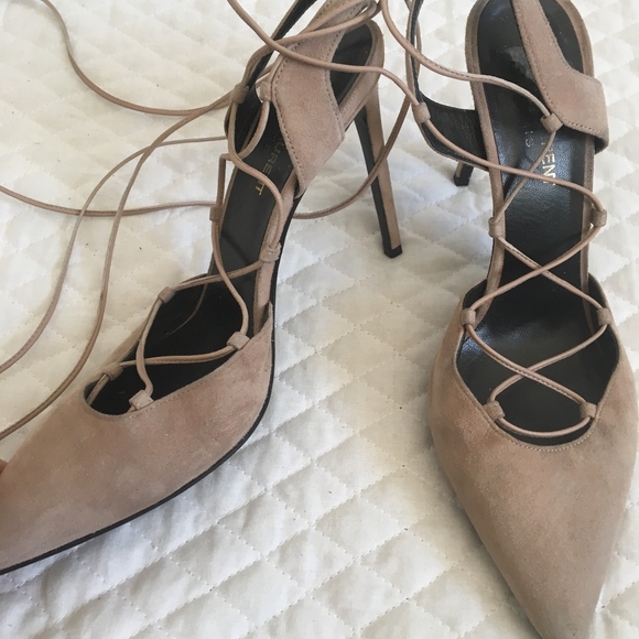 Saint Laurent Suede Lace-Up 105mm Pumps✨ - Picture 2 of 7